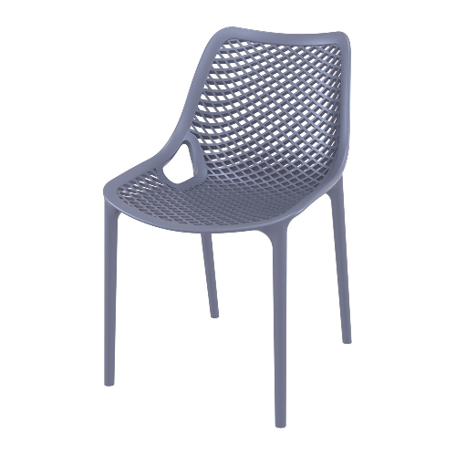 Dark Grey Plastic Chair