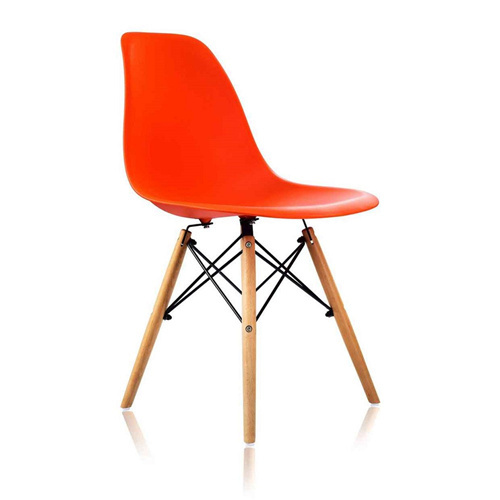 Orange Eames DSW Chair