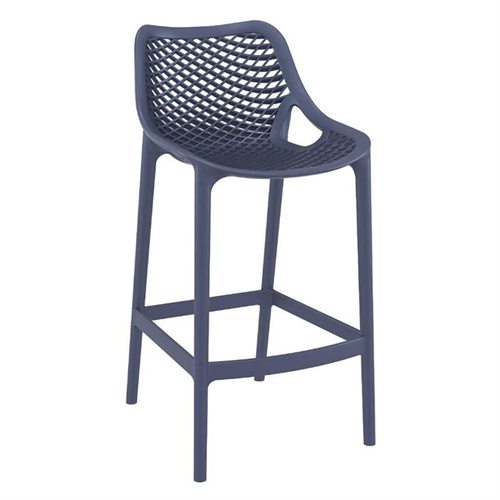 Plastic Bar Stool Grey