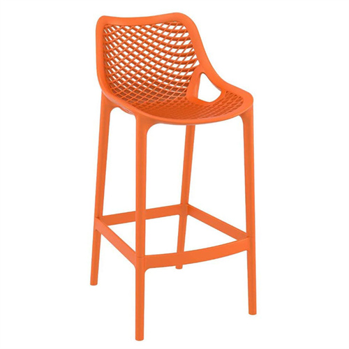 Plastic Bar Stool Orange