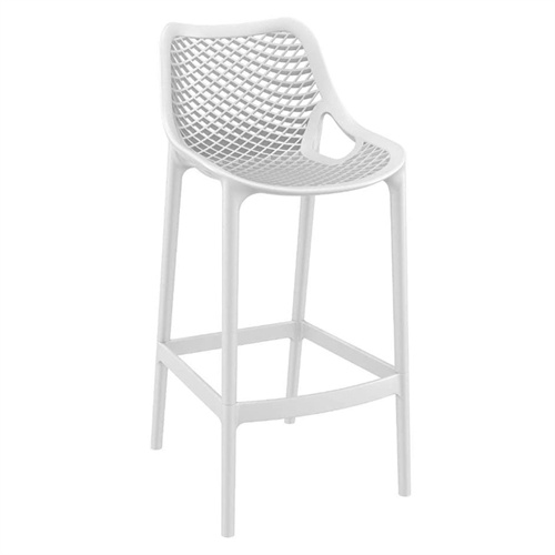 Plastic Bar Stool White