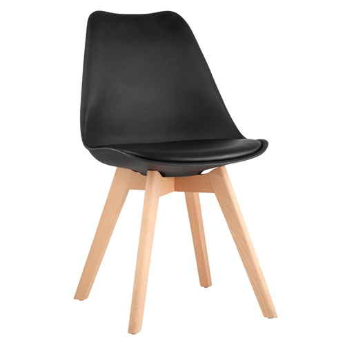 Black PP Material Dining Chair