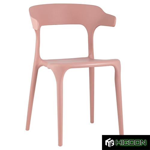 Pink Stackable Plastic Chair