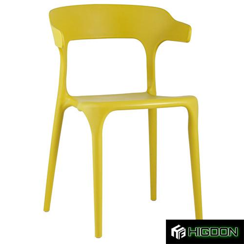 Yellow PP Plastic Chair