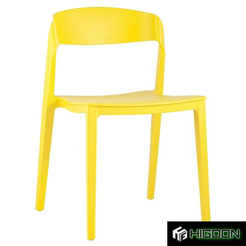 Yellow PP Plastic Chair