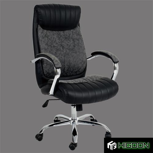 Luxurious faux leather upholstery office chair