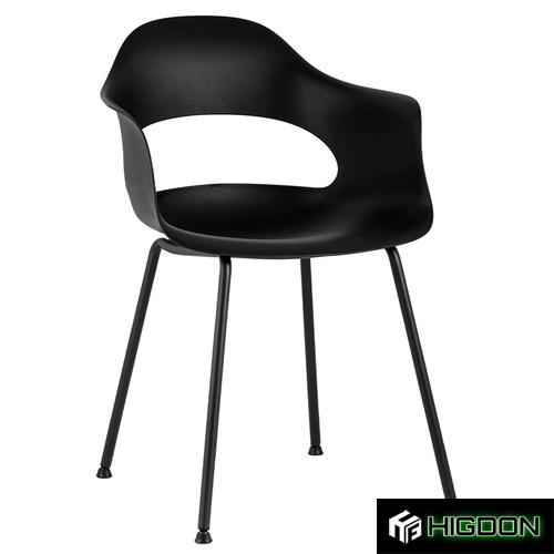 Black Plastic Armchair