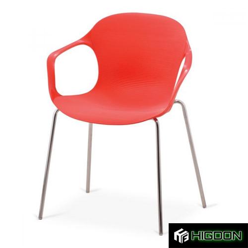 Red PP Material Armchair