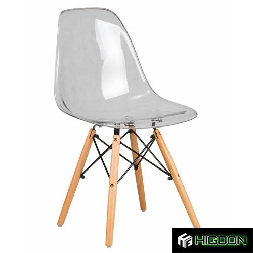 Clear Eames DSW Chair