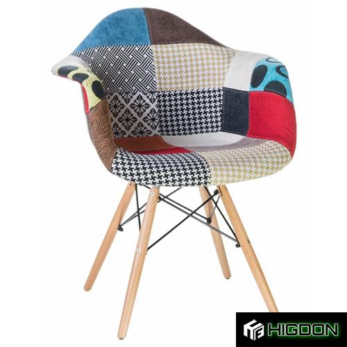 DAW Style Patchwork Fabric Chair
