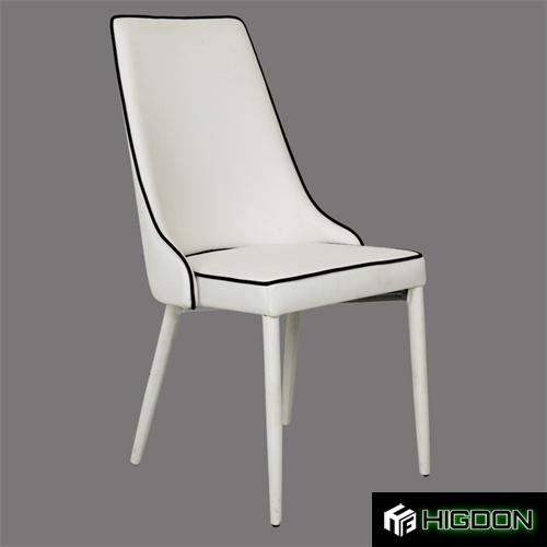 Classic design faux leather dining chair