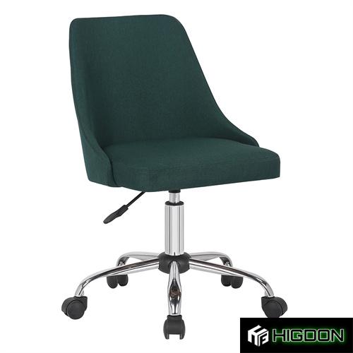 Dark Green Fabric Office Desk Chair