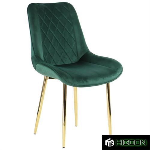 Elegant and luxurious armless dining chair