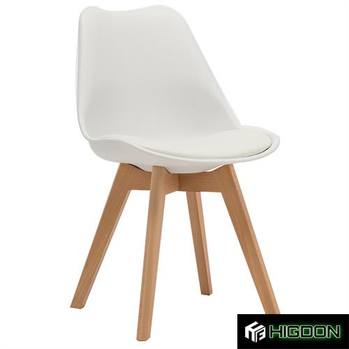 Scandinavian Dining Chair With Wood Legs