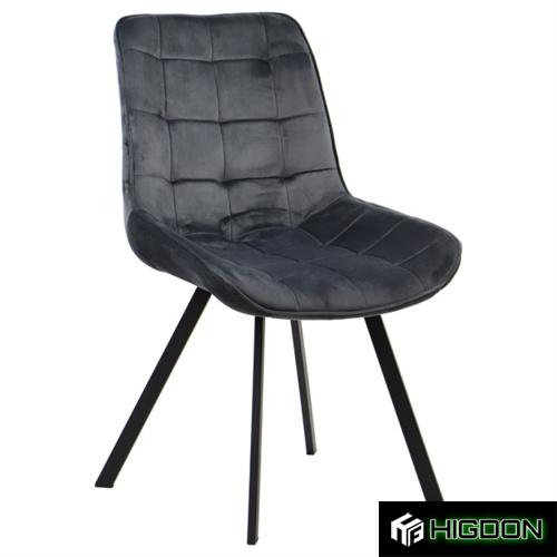 Checkered Backrest Dining Chair