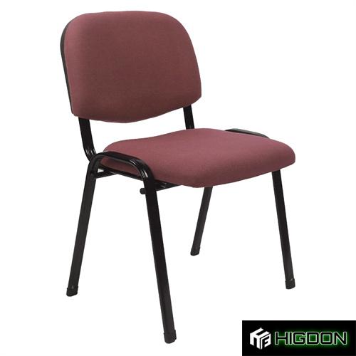 Burgundy fabric conference chair