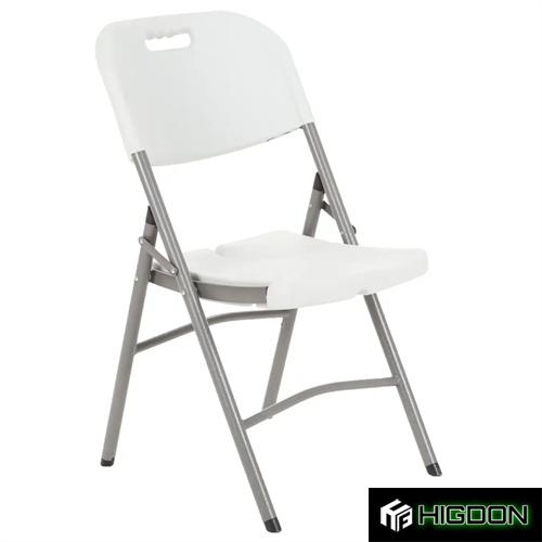 White Plastic Folding Chair