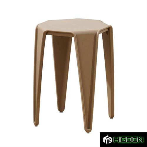 Versatile plastic stackable stool