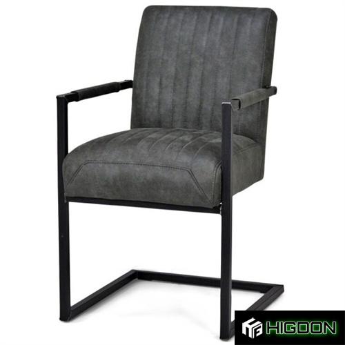 Dark Grey Fabric Armchair