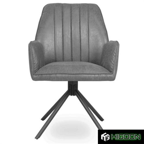 Dark Grey Fabric Armchair