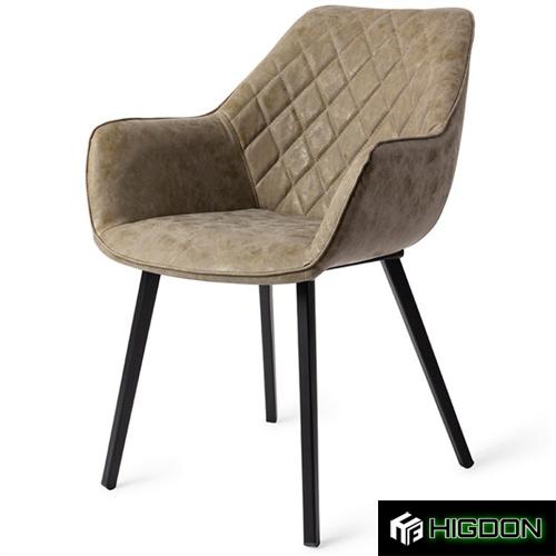 Taupe Upholstered Armchair