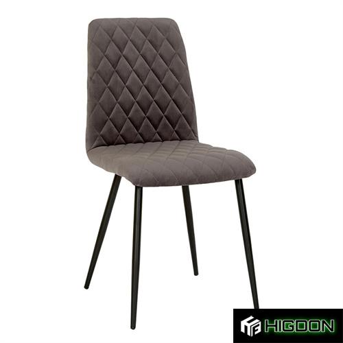 Dark Grey Upholstered Dining Chair