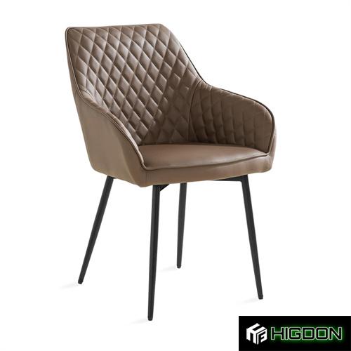 Sophisticated and comfortable dining armchair
