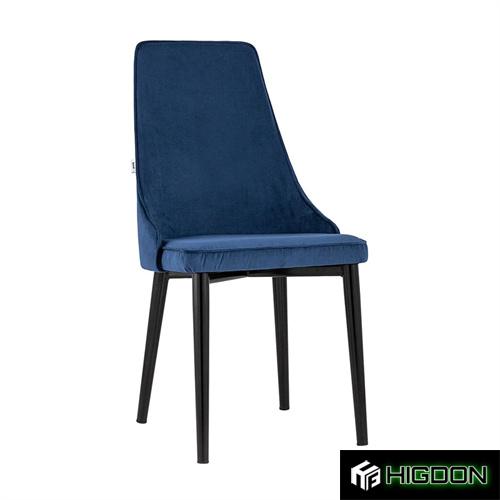 Navy Blue Velvet Dining Chair