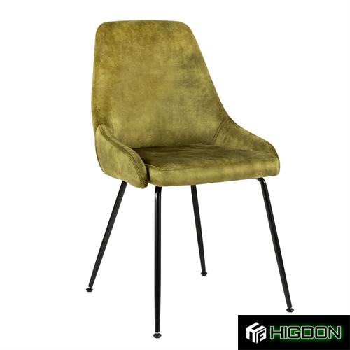 Stylish olive bucket upholstered dining chair