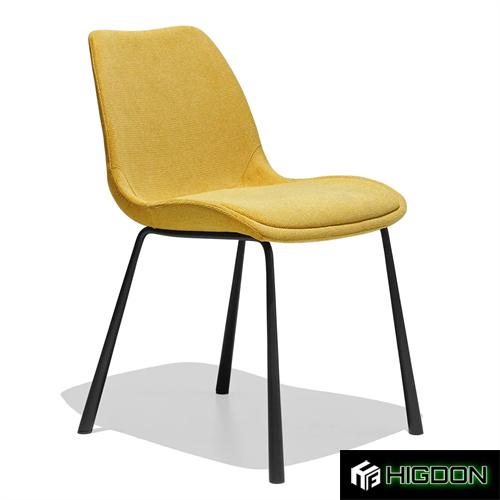 Stylish upholstered dining chair with cushion