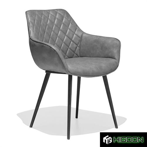 Stylish and comfortable dining chair with armrest