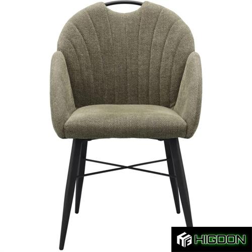 Olive Upholstered Dining Armchair