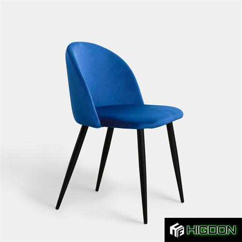  Elegant and comfortable Blue Velvet Dining Chair